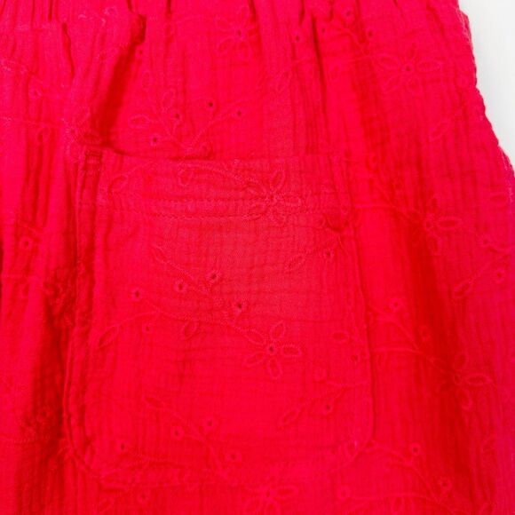 KNOX ROSE | NEW Rebel Red Eyelet Pull On Belted Shorts Women’s Size X-Large - Picture 8 of 10